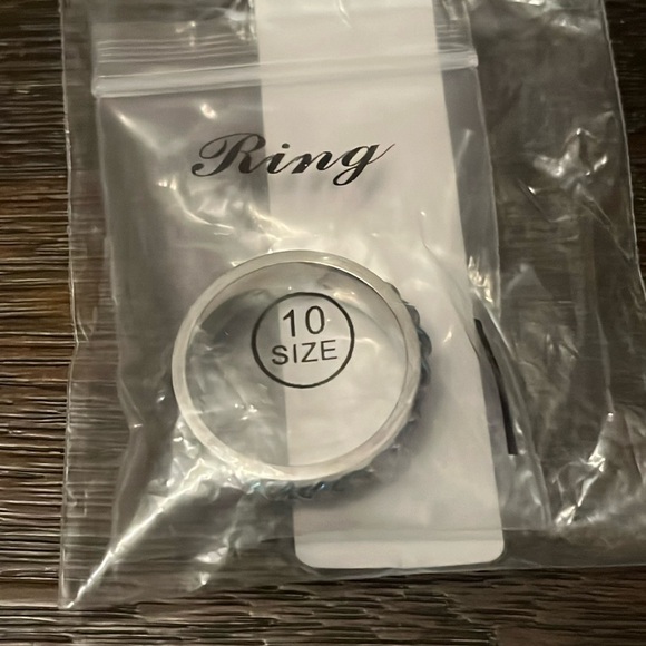 NWT Men's Stainless Steel Chain Spinner Ring - Picture 4 of 7